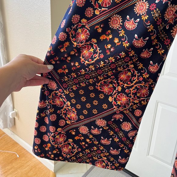 Colorful wide-leg trouser - Picture 3 of 7